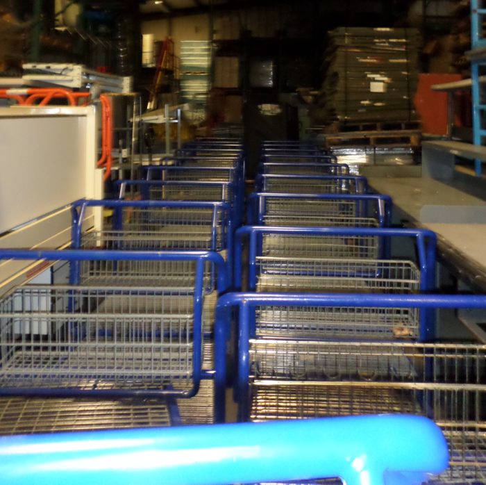 Platform cart wire