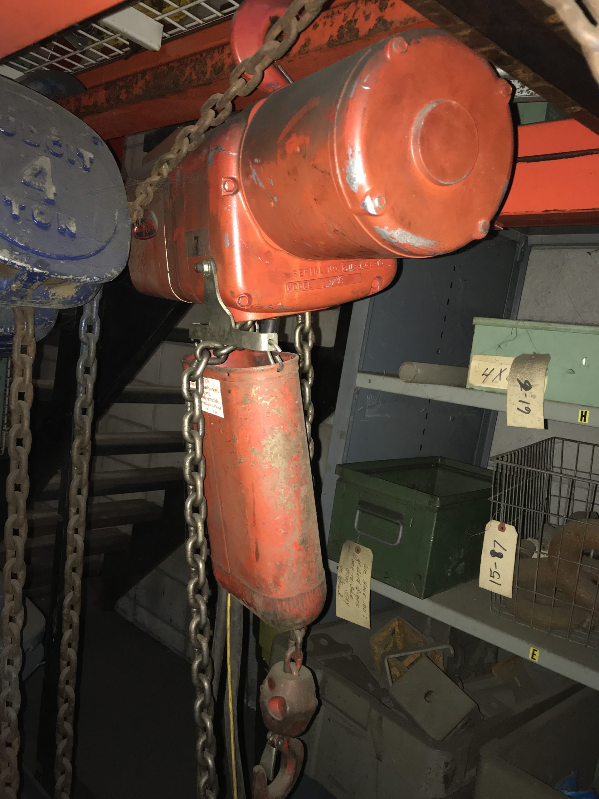 used chain hoist