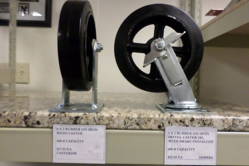 rubber casters