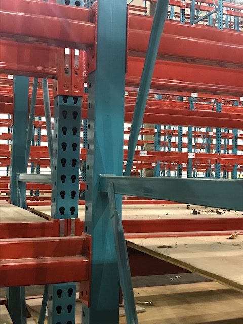 used teardrop pallet rack