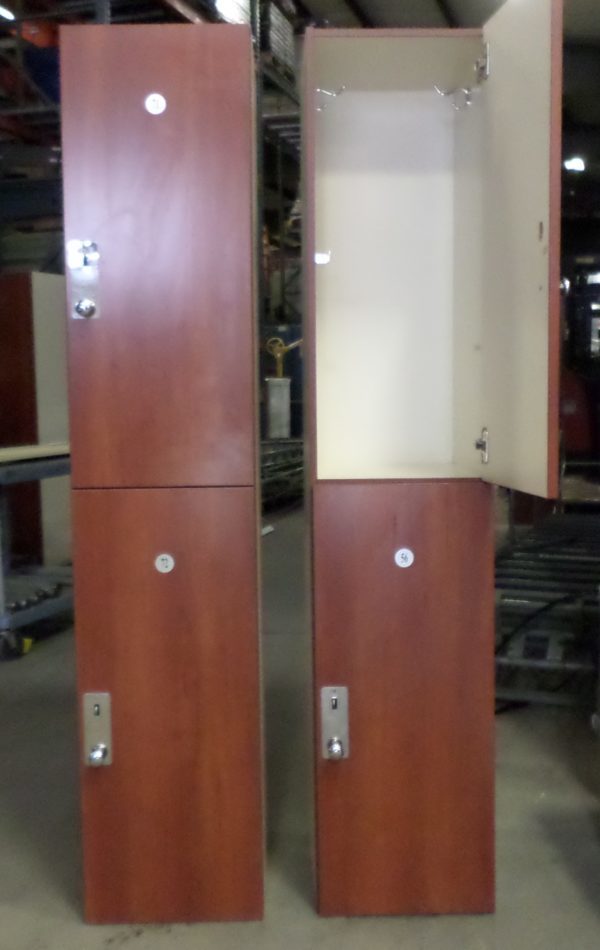 Half door lockers wooden