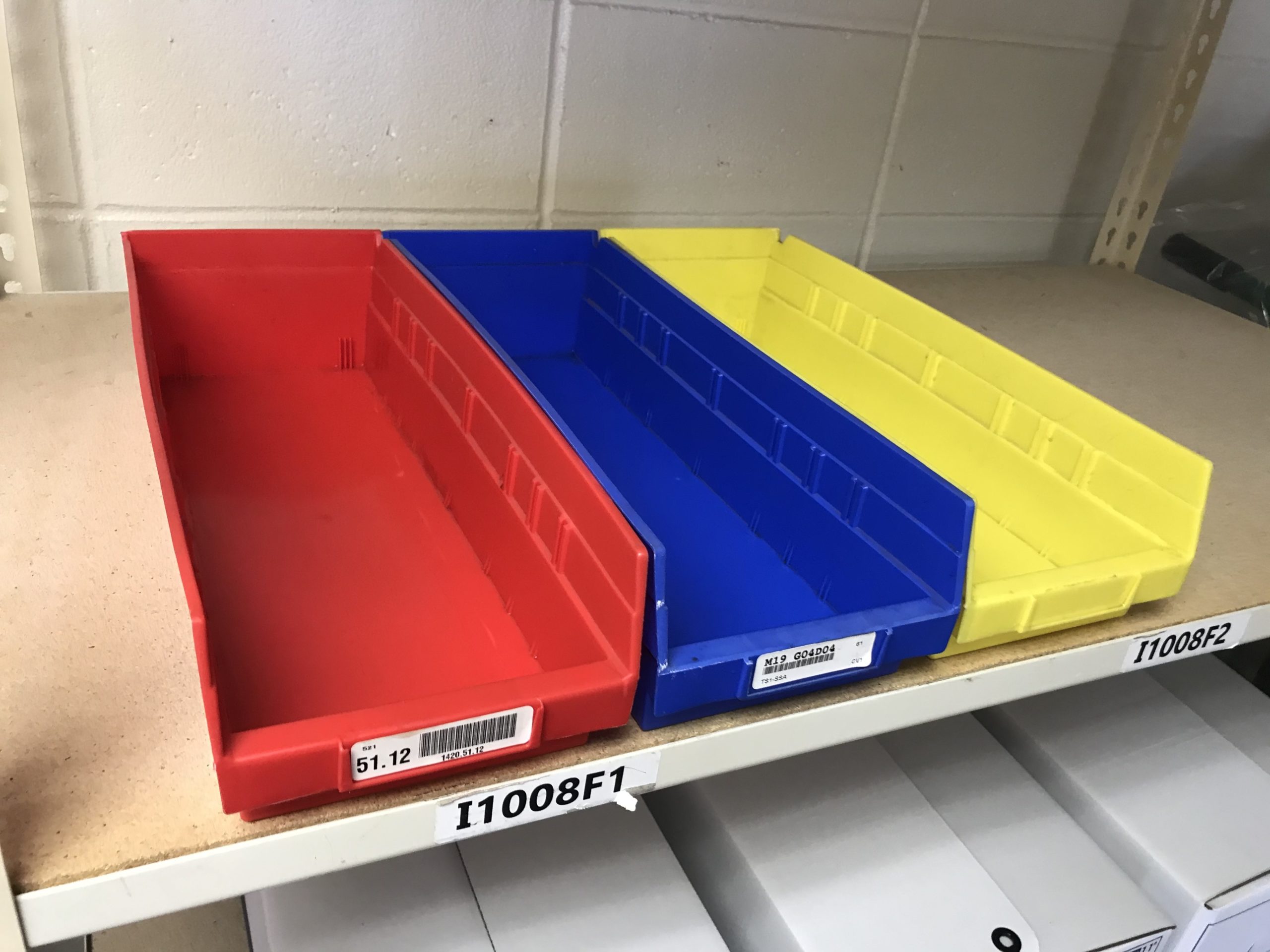 shelf bins