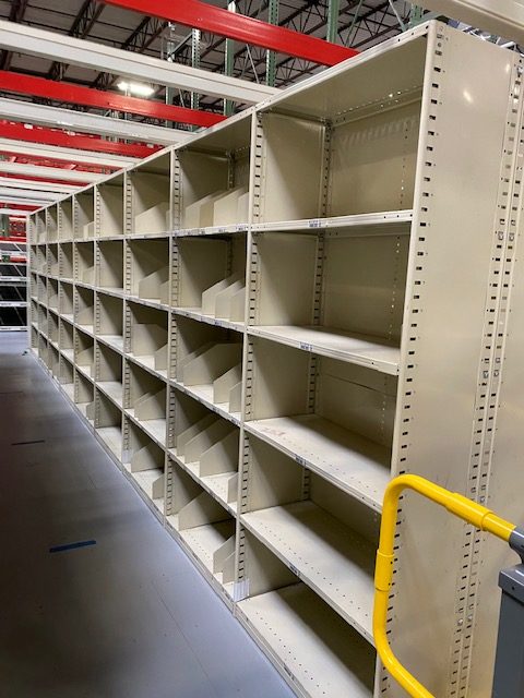 industrial steel shelving