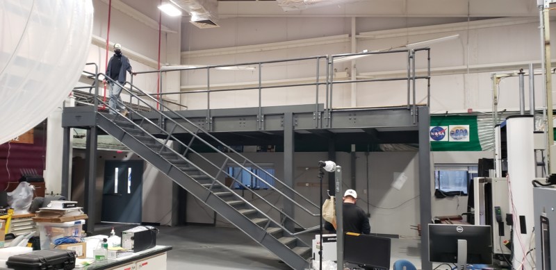 mezzanine supplied to nasa