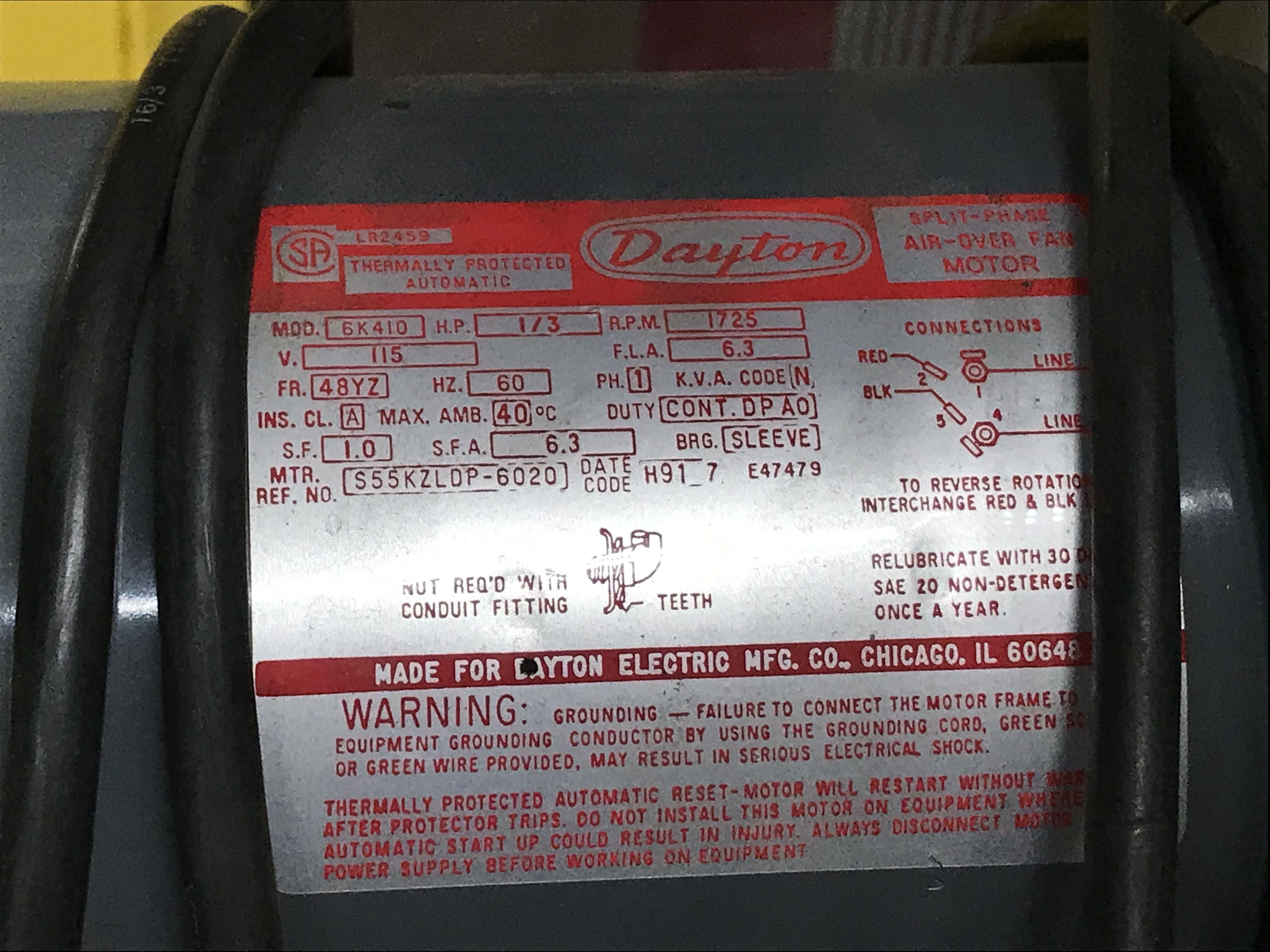 Industrial Standing Fan specs